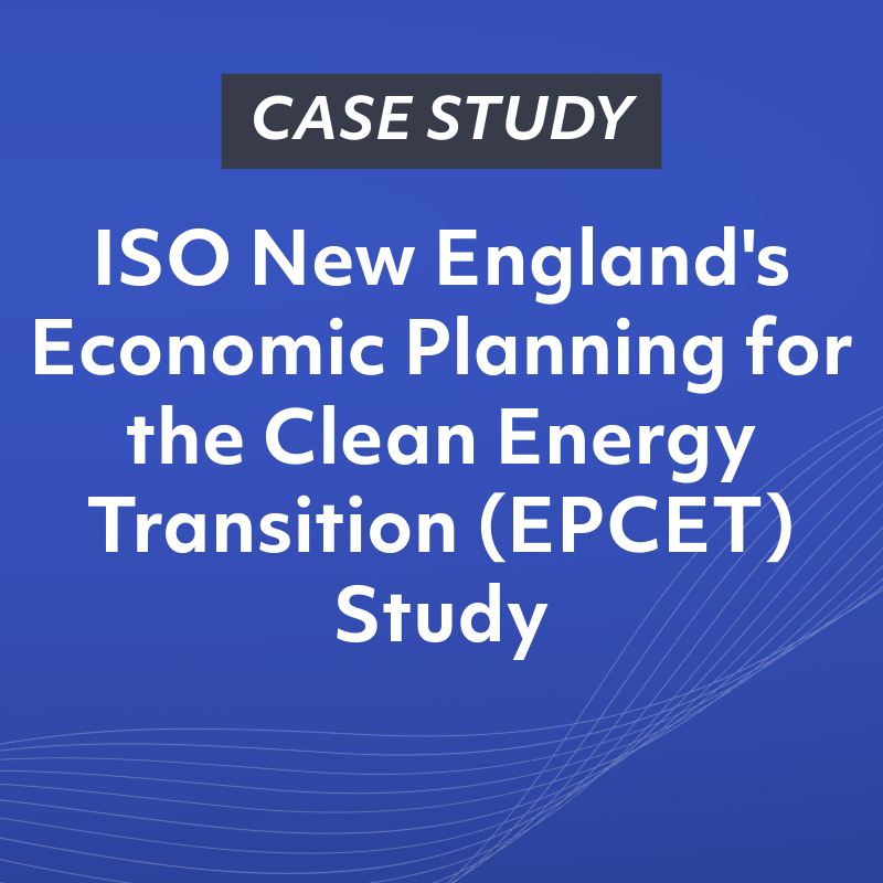 ISO New England EPCET Case Study
