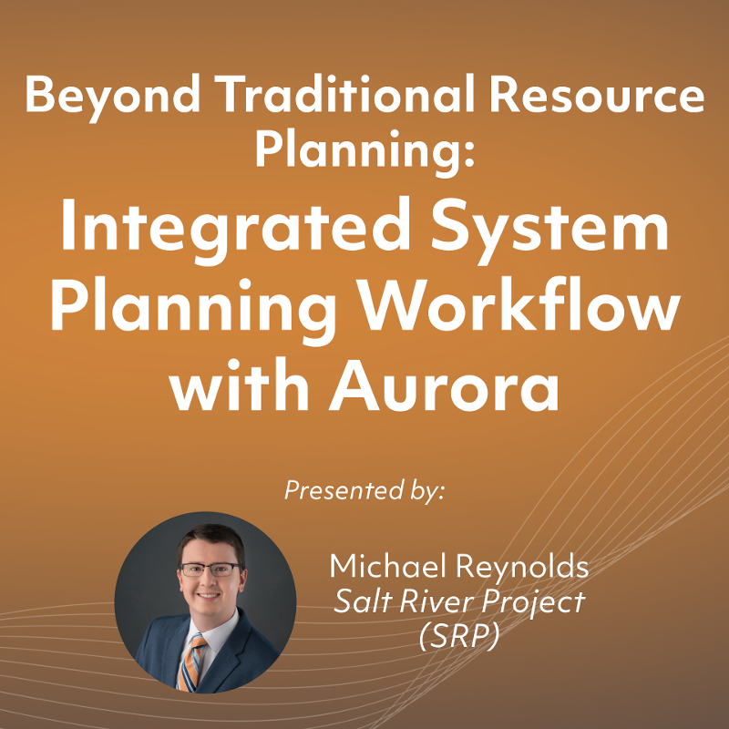 Integrated System Planning Workflow with Aurora - SRP
