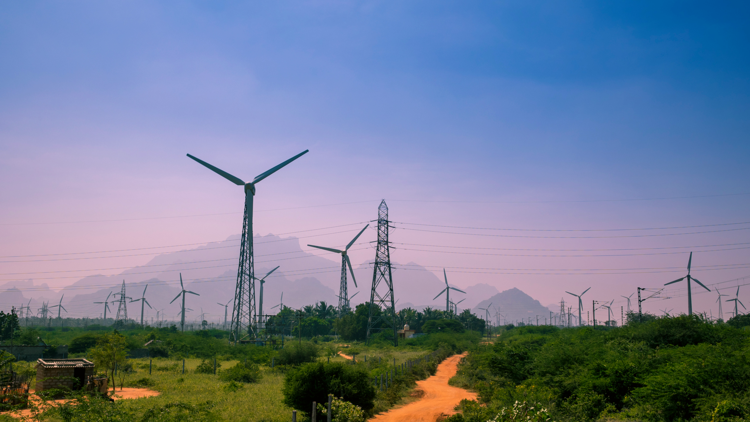 Wind power in India.