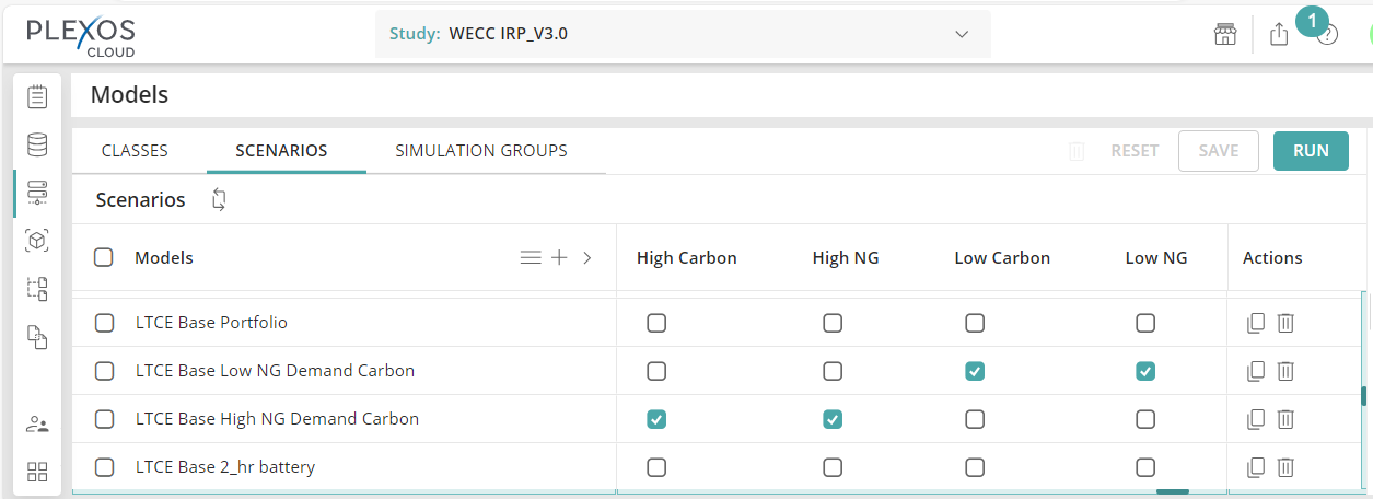 PLEXOS Playbook for IRP Figure 2. Scenario Selection